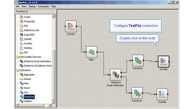 Apatar Data Integration Web Demos