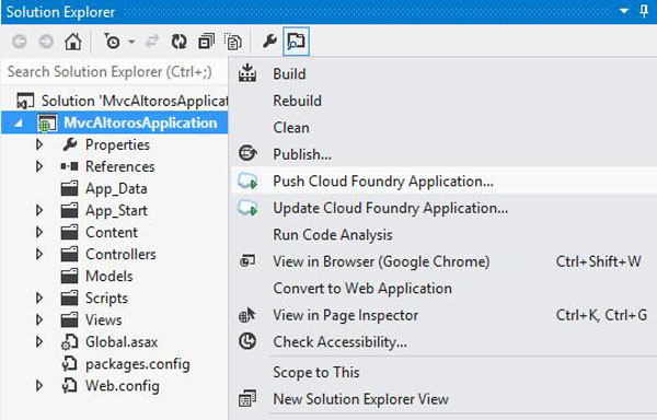 How to Deploy a .NET Application on Cloud Foundry v2