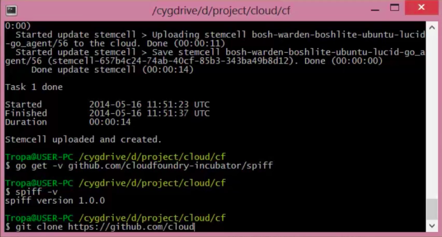 .NET on Cloud Foundry, Part 1: Installing on Windows and Using Iron Foundry