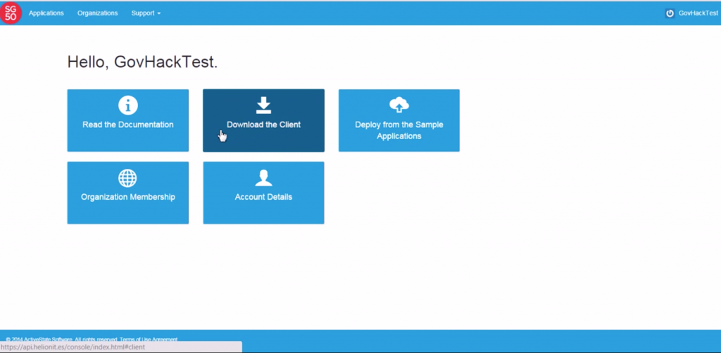 hp helion dev platform dashboard