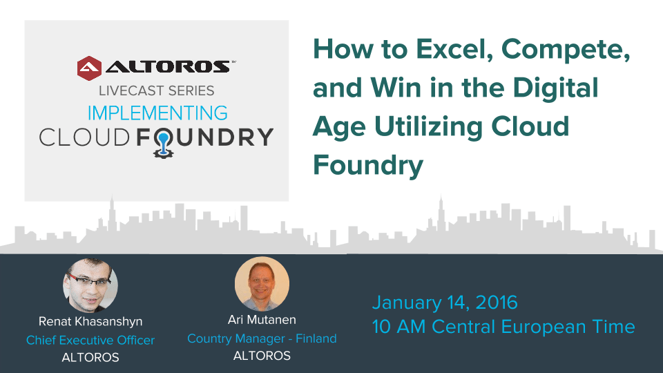 WEBINAR- Cloud Foundry