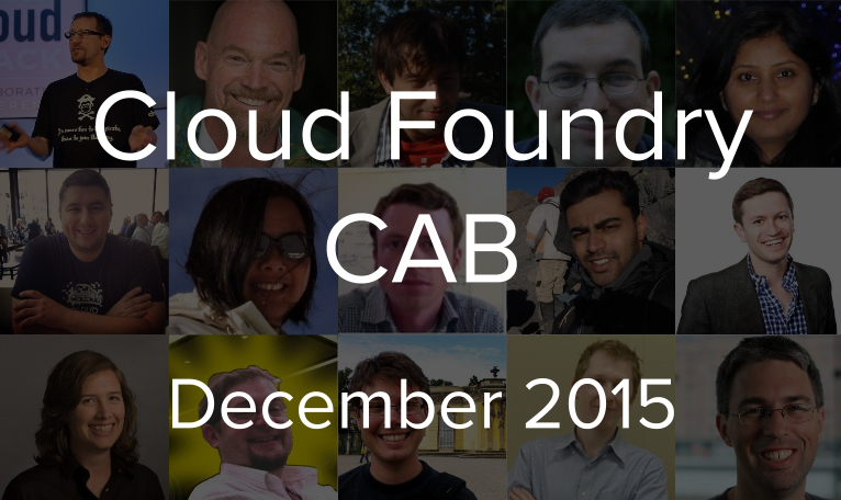 Cloud Foundry Advisory Board Meeting, December 2015