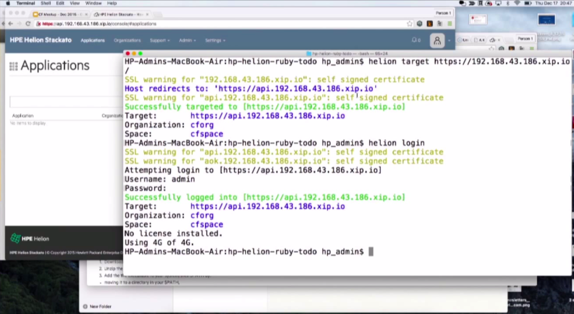 Demo Configuring Hpe Helion Stackato On A Laptop Altoros