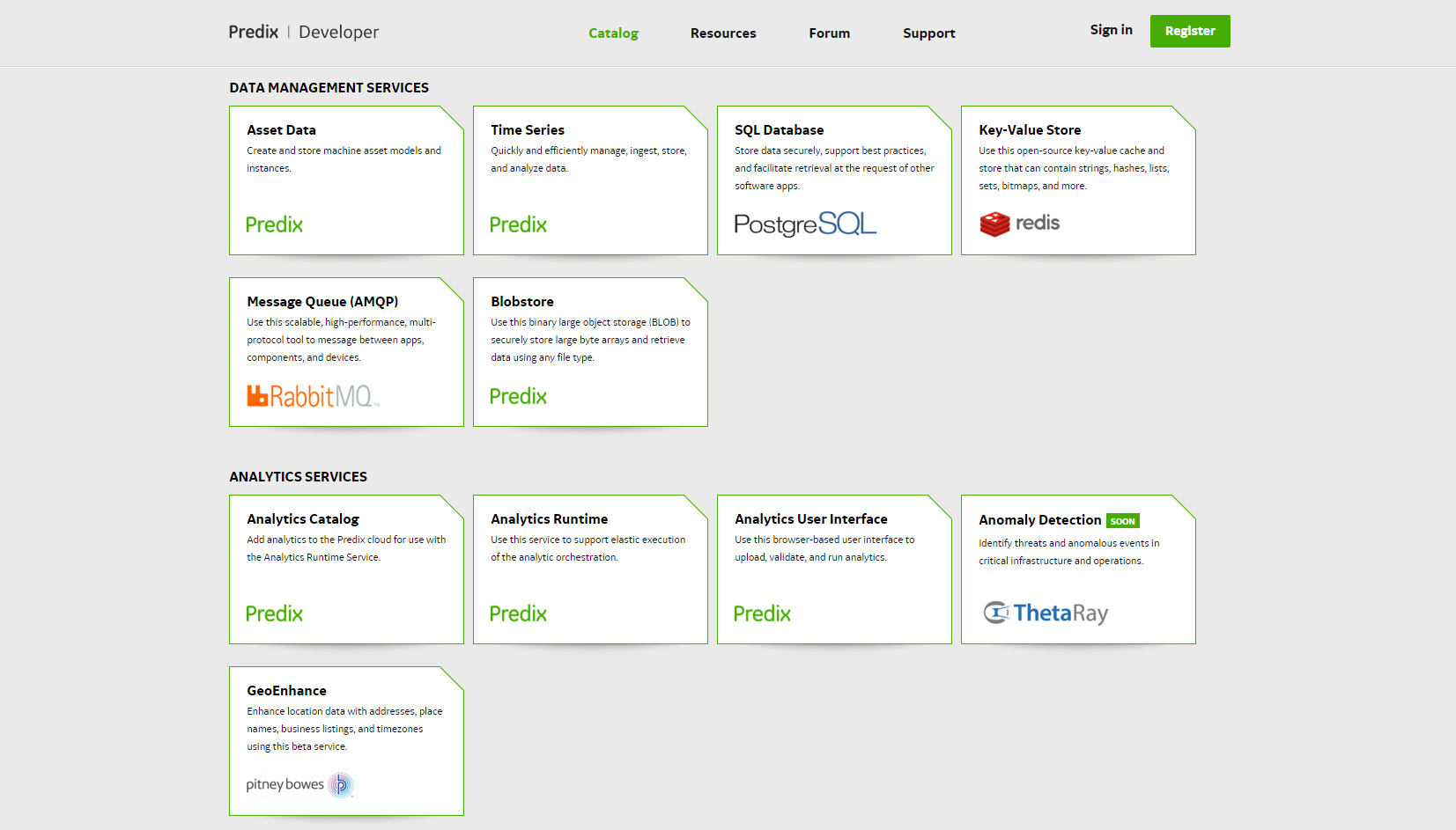 predix-catalog
