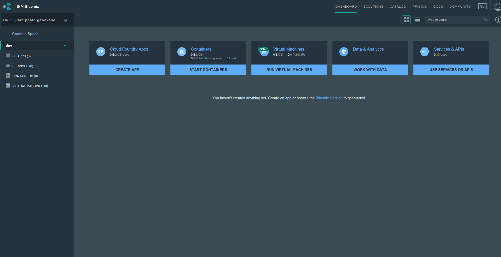 ibm-bluemix-console-dashboard