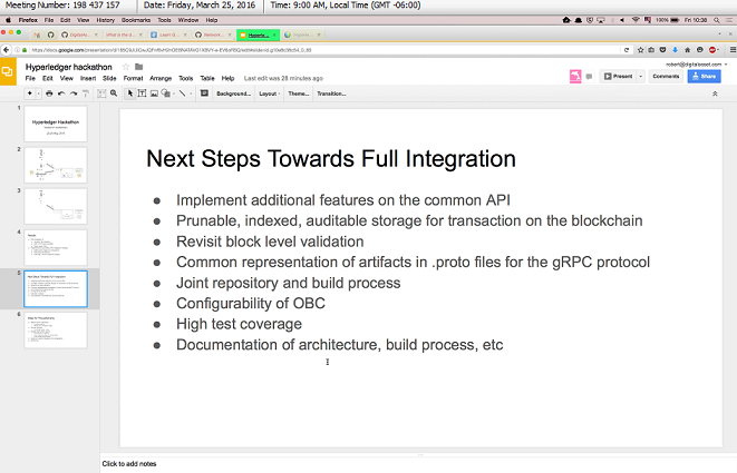 Hyperledger F2F Combined-technical-committee-next-steps