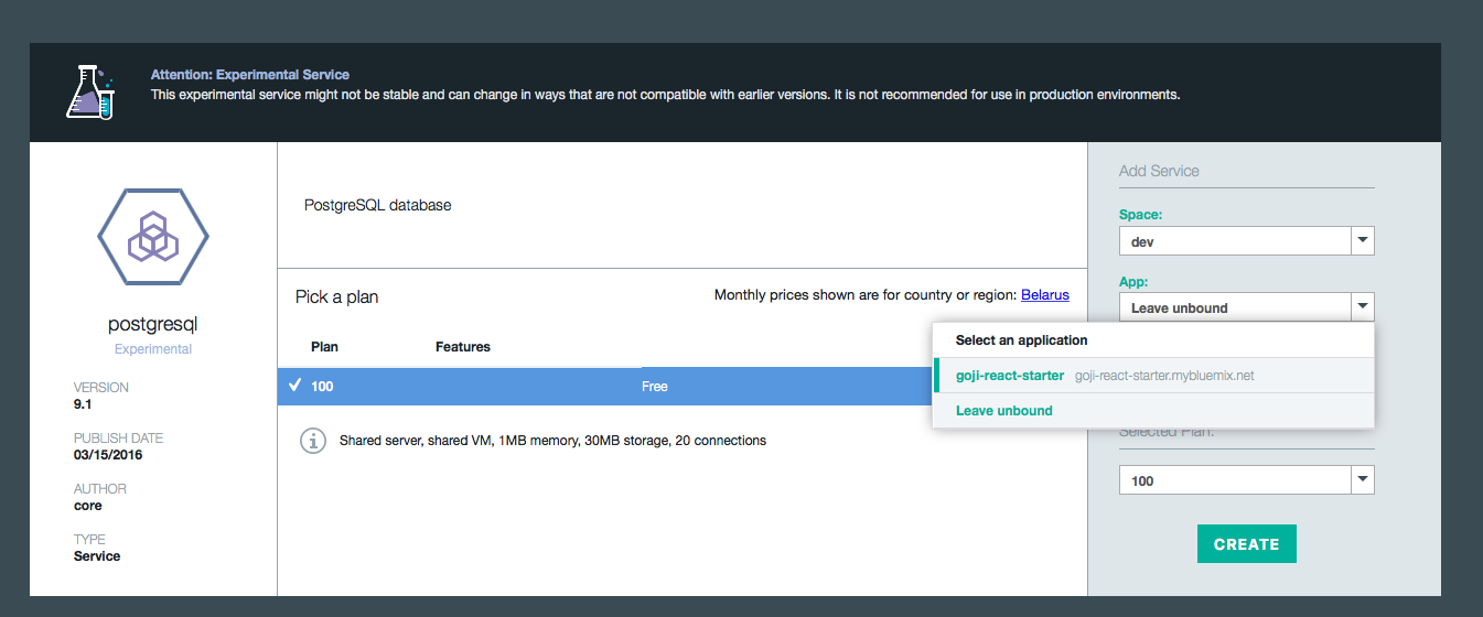 bluemix-postgresql-goji-app