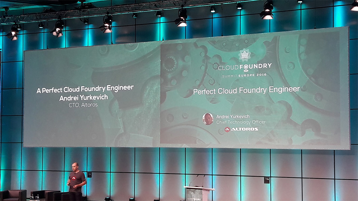 cloud foundry summit europe 2016 andrei yurkevich