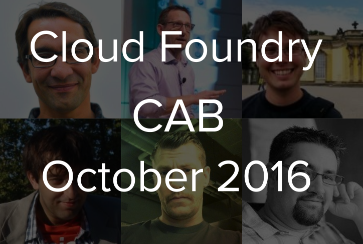 Cloud Foundry Advisory Board Meeting, Oct 2016: Cultivating Non-Core Projects