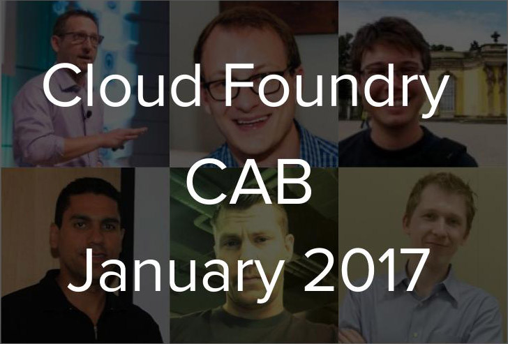 Cloud Foundry Advisory Board Meeting, Jan 2017: CF Summit’s CFP Is Open