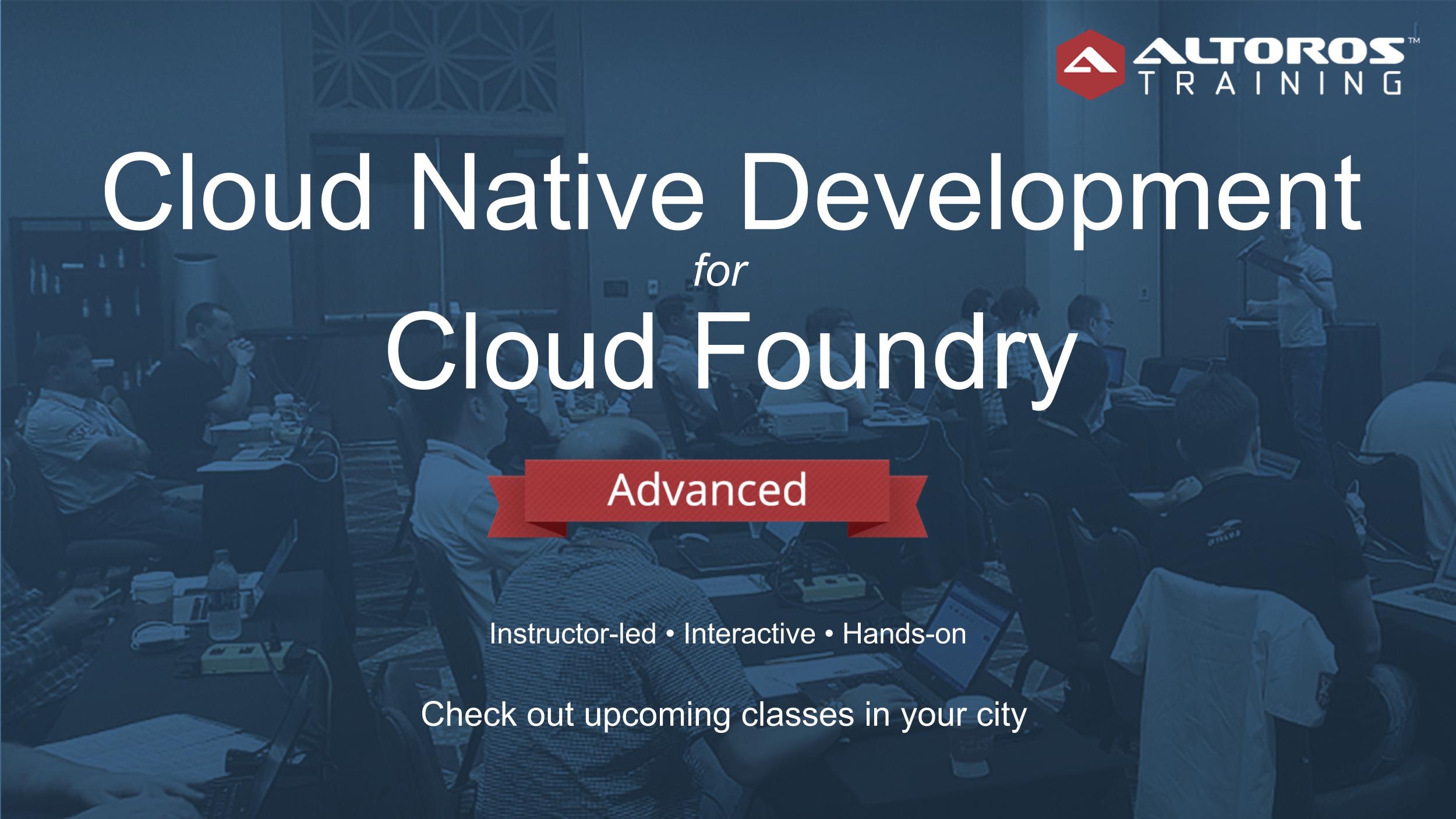 СF for Devs Training