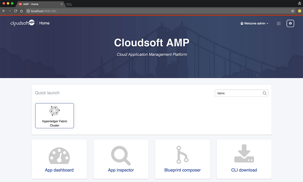 IBM InterConnect 2017 Hyperledger Fabric Cloudsoft AMP Deployment 1