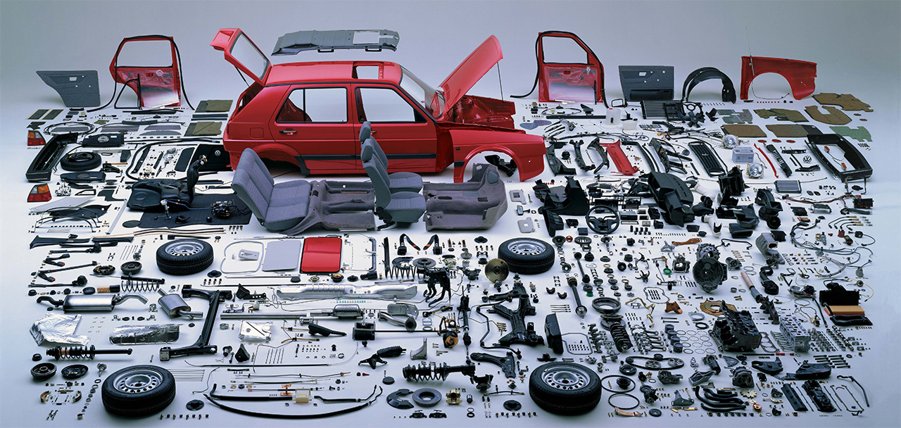 Blockchain for automotive industry Volkswagen car parts