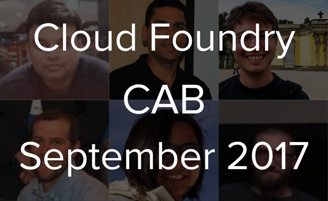 Cloud Foundry Advisory Board Meeting, Sep 2017: Service Fabrik and Task Scheduler