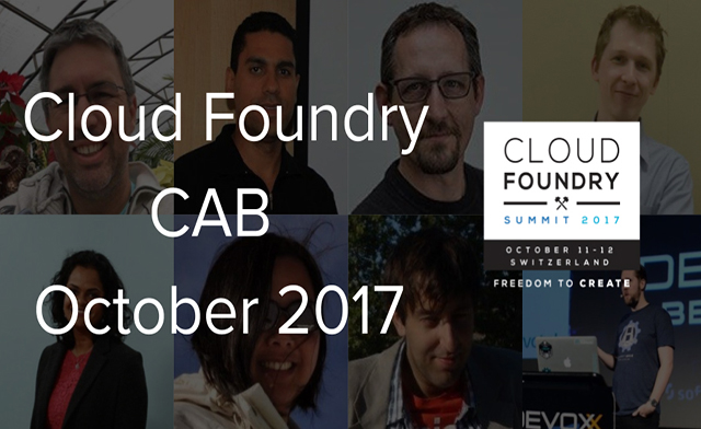 Cloud Foundry Advisory Board Meeting, Oct 2017: Notes from the Summit