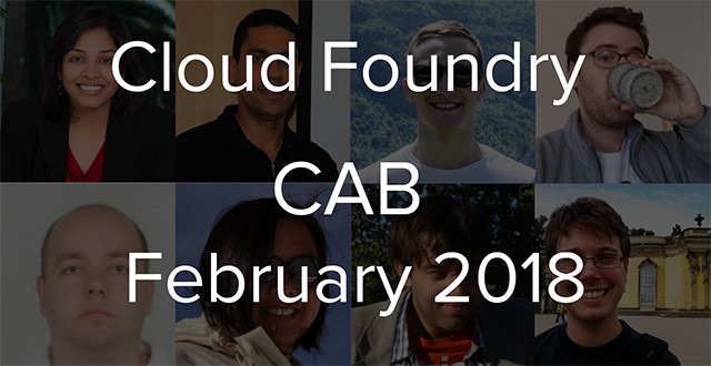 Cloud Foundry Advisory Board Meeting, Feb 2018: Abacus, Envoy, and containerd