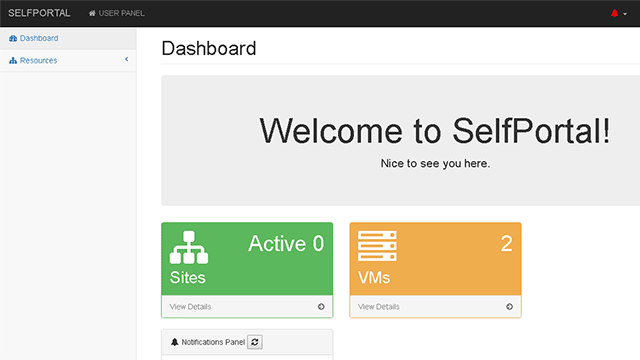 Introducing SelfPortal: The Panel to Launch VMs in a Few Clicks