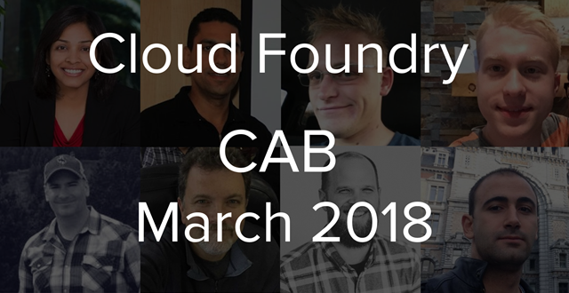 Cloud Foundry Advisory Board Meeting, Mar 2018: CF Dev Demo