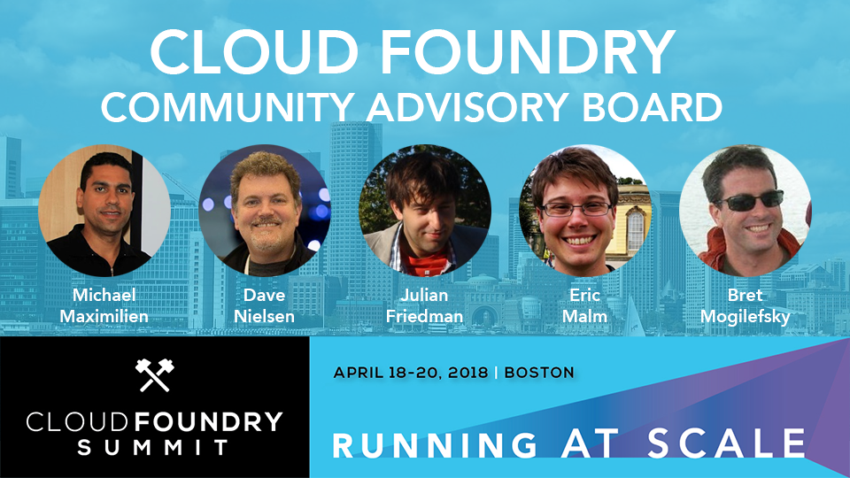 Cloud Foundry Advisory Board Meeting, Apr 2018: Kubernetes Casts Its Shadow