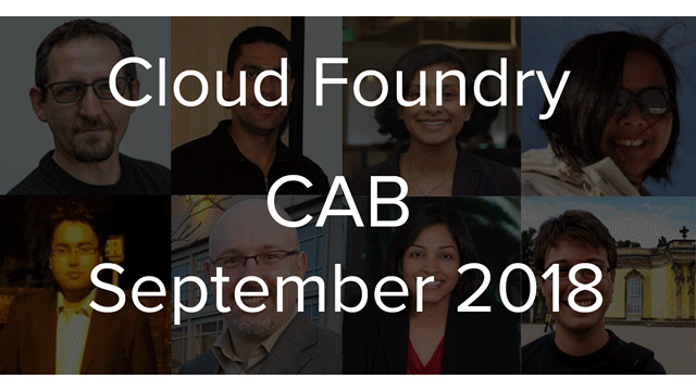 Cloud Foundry Advisory Board Meeting, Sep 2018: Service Fabrik 2.0