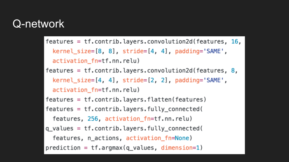 reinforcement-learning-with-tensorflow-q-network-sample-code