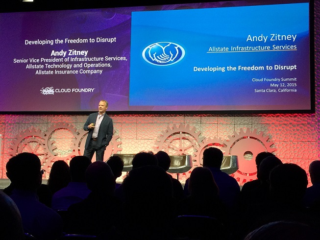 Cloud Foundry Summit'15: Developing the Freedom to Disrupt (Andy Zitney)