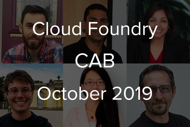 Cloud Foundry Advisory Board Meeting, Oct 2019: the Blacksmith Project