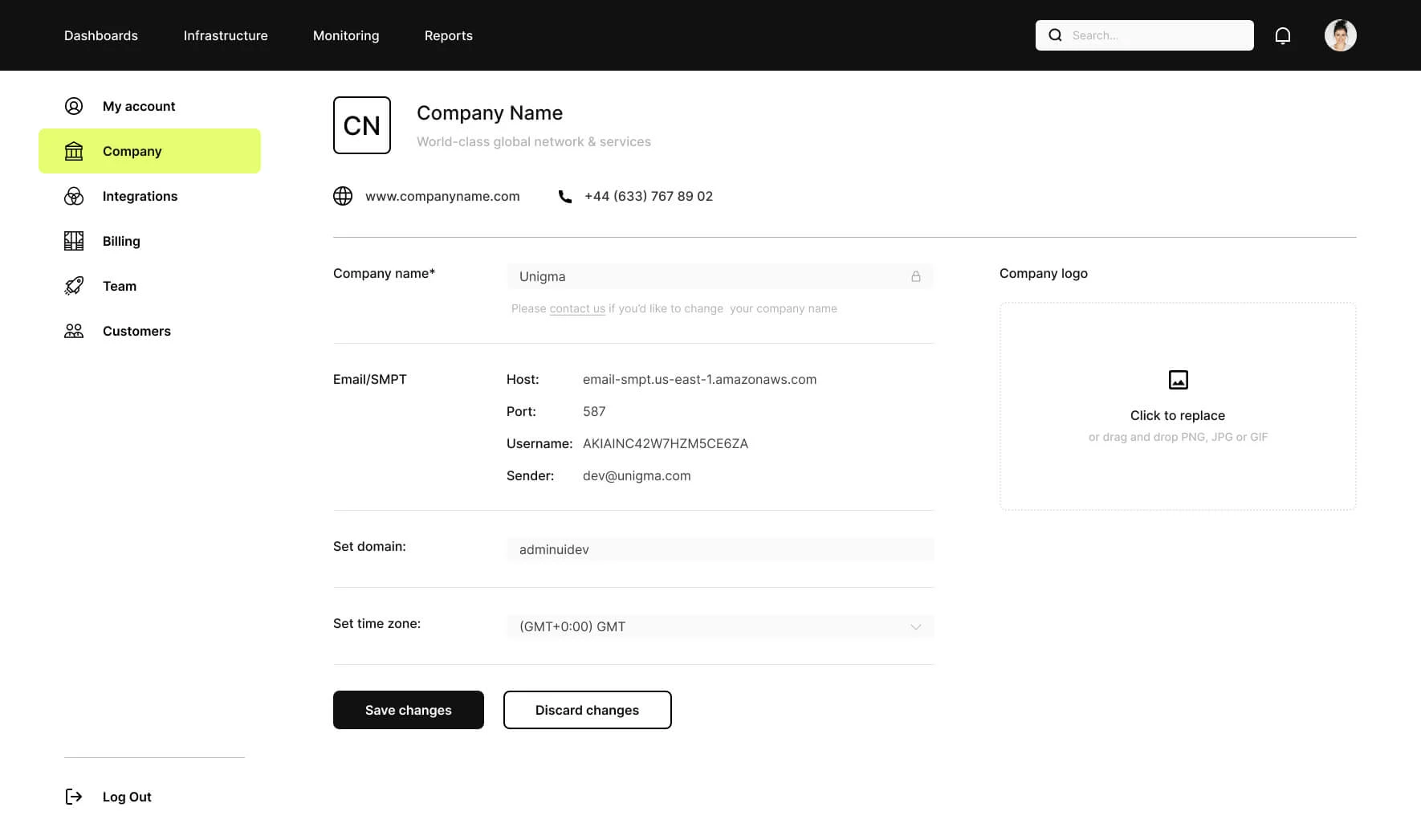 A Platform for Monitoring Multi-Cloud Infrastructures